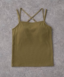 MONO-MART（モノマート）の「3WAYダブルクロスストラップリブカップ付きキャミソール（キャミソール）」