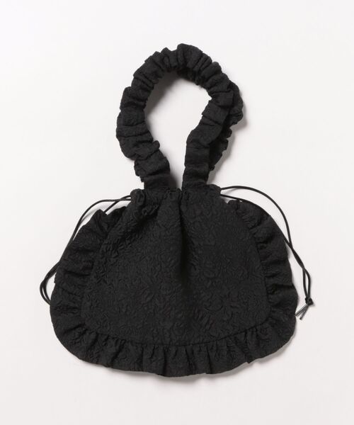 HONEY MI HONEY（ハニーミーハニー）の「organdy frill sheer bag（ハンドバッグ・レディース・ラベンダー/ピンク/ブラック・FREE）」の2枚目の写真
