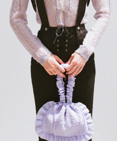 ジャケット・アウター HONEY MI HONEY organdy frill blouson HONEY MI HONEY organdy frill blouson HONEY MI frill ハニーミー