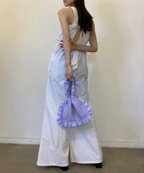 HONEY MI HONEY（ハニーミーハニー）の「organdy frill sheer bag（ハンドバッグ・レディース・ラベンダー/ピンク/ブラック・FREE）」の20枚目の写真