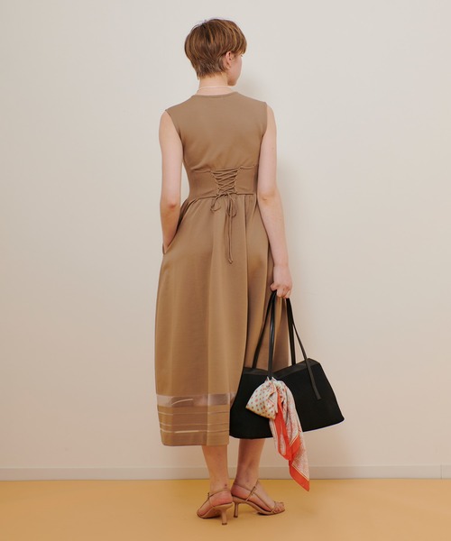 ◇ウエストマークリブワンピース（ワンピース）｜allureville