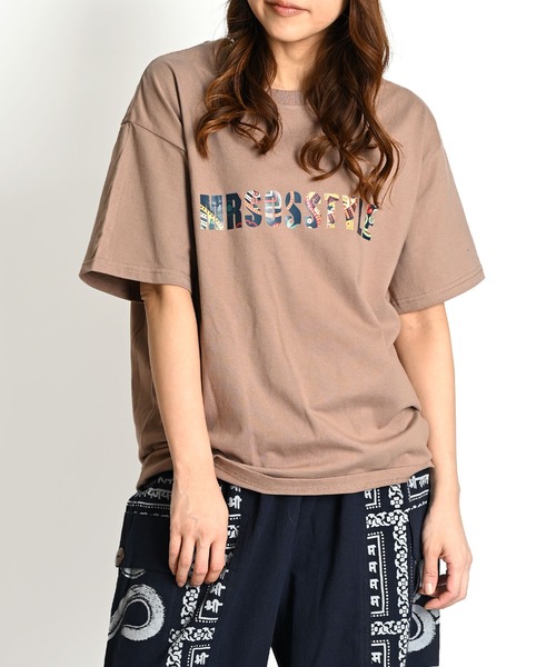 MARAI(マーライ)の「半袖Tシャツ ロゴTシャツ バックプリント(Tシャツ/カットソー・レディース・ベージュ/グレー/ホワイト/ブラック・FREE)」の1枚目の写真