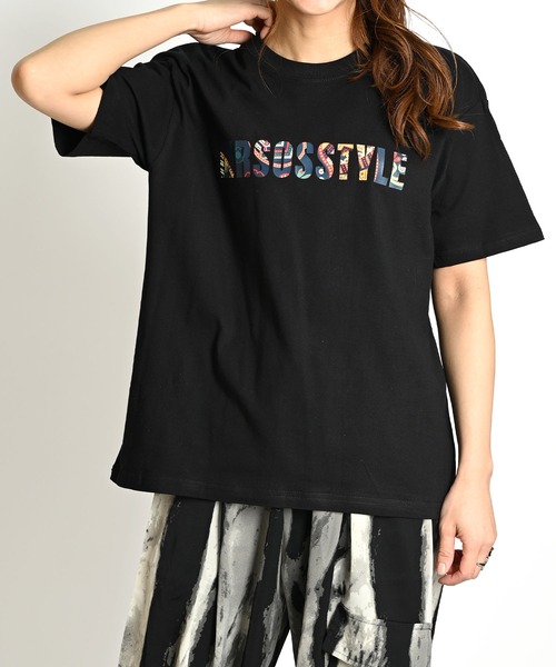 MARAI(マーライ)の「半袖Tシャツ ロゴTシャツ バックプリント(Tシャツ/カットソー・レディース・ベージュ/グレー/ホワイト/ブラック・FREE)」の3枚目の写真