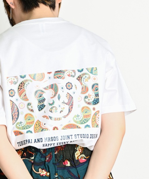 MARAI(マーライ)の「半袖Tシャツ ロゴTシャツ バックプリント(Tシャツ/カットソー・レディース・ベージュ/グレー/ホワイト/ブラック・FREE)」の15枚目の写真