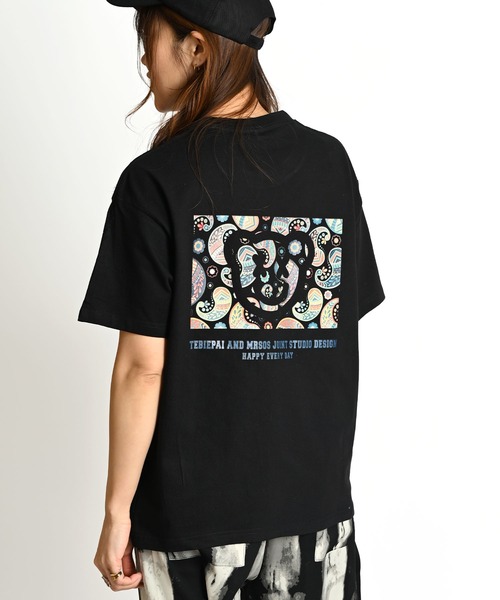 MARAI(マーライ)の「半袖Tシャツ ロゴTシャツ バックプリント(Tシャツ/カットソー・レディース・ベージュ/グレー/ホワイト/ブラック・FREE)」の18枚目の写真