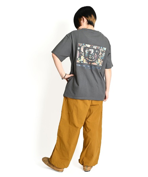 MARAI(マーライ)の「半袖Tシャツ ロゴTシャツ バックプリント(Tシャツ/カットソー・レディース・ベージュ/グレー/ホワイト/ブラック・FREE)」の22枚目の写真