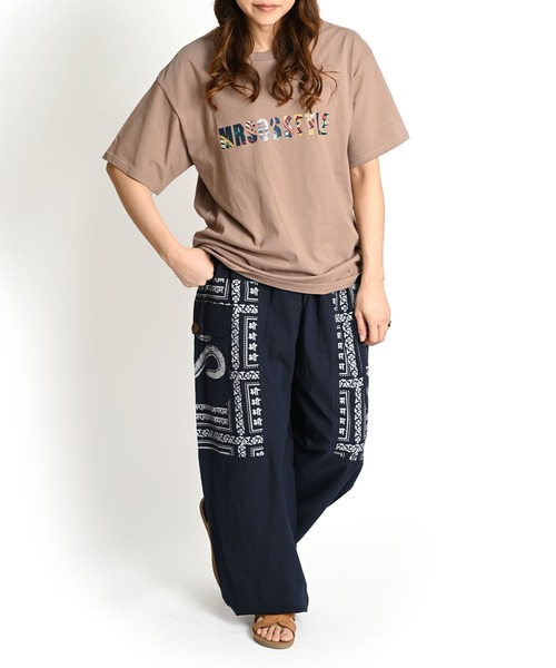 MARAI(マーライ)の「半袖Tシャツ ロゴTシャツ バックプリント(Tシャツ/カットソー・レディース・ベージュ/グレー/ホワイト/ブラック・FREE)」の6枚目の写真