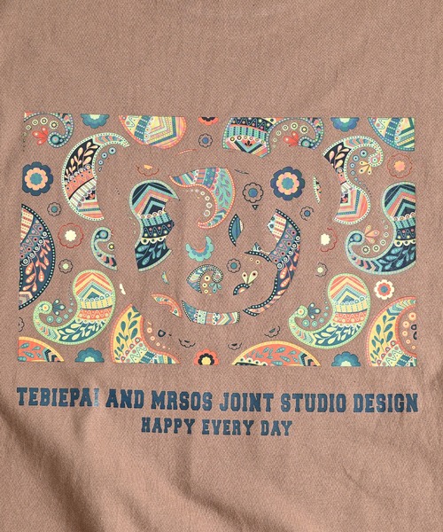MARAI(マーライ)の「半袖Tシャツ ロゴTシャツ バックプリント(Tシャツ/カットソー・レディース・ベージュ/グレー/ホワイト/ブラック・FREE)」の9枚目の写真