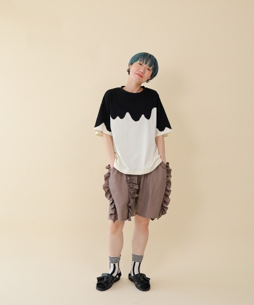 cecilie bahnsen フリルショートパンツ ブラック cecilie bahnsen フリルショートパンツ ブラック CECILIE