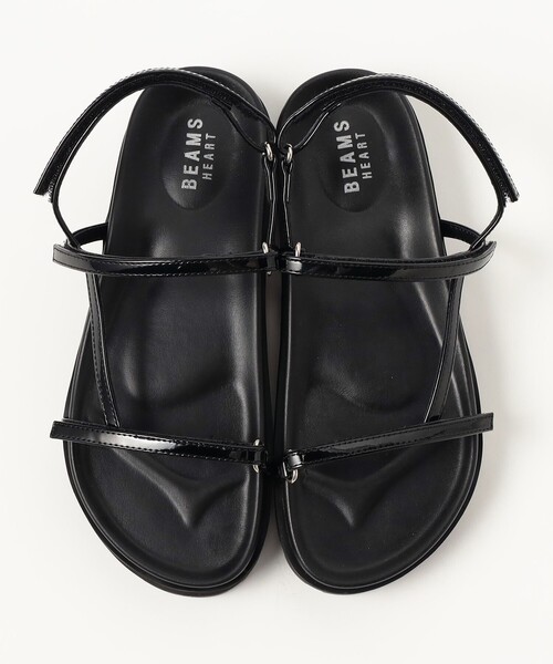 BEAMS HEART（ビームスハート）の「エナメル 細ライン サンダル（サンダル・レディース・ブラック/ブラウン/ピンク・SMALL/MEDIUM/LARGE）」の13枚目の写真