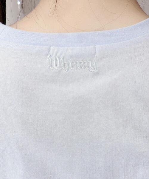 Whinny（ホワイニー）の「Whinny/束縛ダイナマイティー（Tシャツ/カットソー・レディース・ホワイト/サックスブルー/ブラック・FREE）」の19枚目の写真
