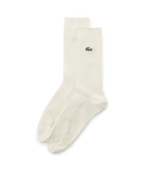 LACOSTE（ラコステ）の「LACOSTE/ソックス（ソックス/靴下・レディース・グレー/アイボリー・FREE）」の7枚目の写真