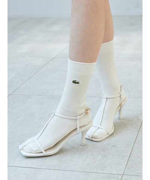 LACOSTE（ラコステ）の「LACOSTE/ソックス（ソックス/靴下・レディース・グレー/アイボリー・FREE）」の12枚目の写真
