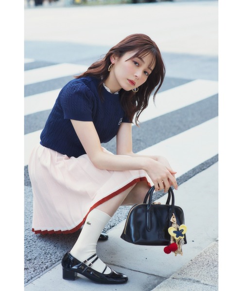 LACOSTE（ラコステ）の「LACOSTE/ソックス（ソックス/靴下・レディース・グレー/アイボリー・FREE）」の3枚目の写真