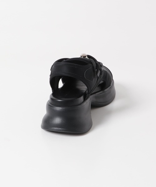 SENSE OF PLACE by URBAN RESEARCH（センスオブプレイスバイアーバンリサーチ）の「ボリュームソールドロストスポーツサンダル（サンダル・レディース・ベージュ/アイボリー/ブラック・SMALL/MEDIUM/LARGE）」の11枚目の写真