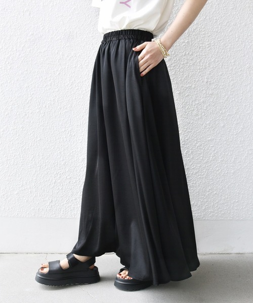 SHIPS.me(シップスミー)の「【ZOZO限定】SHIPS.me:ガウチョ パンツ(その他パンツ・レディース・ブラック/ネイビー/ロイヤルブルー・S-Short/S-Regular/M-Short/M-Regular/L-Short/L-Regular/XL-Short/XL-Regular/XXL-Short/XXL-Regular)」の8枚目の写真