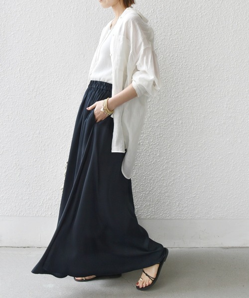 SHIPS.me(シップスミー)の「【ZOZO限定】SHIPS.me:ガウチョ パンツ(その他パンツ・レディース・ブラック/ネイビー/ロイヤルブルー・S-Short/S-Regular/M-Short/M-Regular/L-Short/L-Regular/XL-Short/XL-Regular/XXL-Short/XXL-Regular)」の12枚目の写真