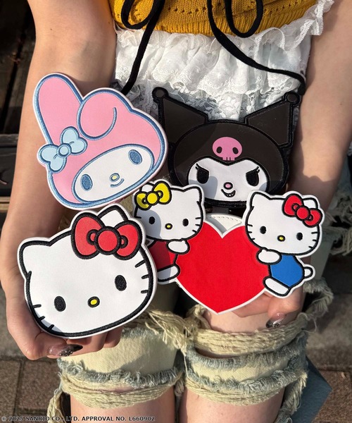 SANRIOキャラクター勢揃い★ミニポーチ★非売品 シネマコレクション cinemacollection ハローキティ ミニポーチ