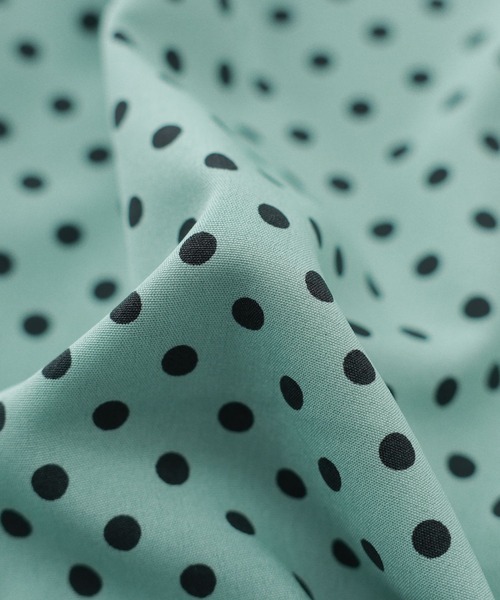 n'OrLABEL（ノアールレーベル）の「『裾ギャザードットブラウス』（シャツ/ブラウス・レディース・ライトベージュ/ブラック/ライトグリーン・1/2）」の17枚目の写真