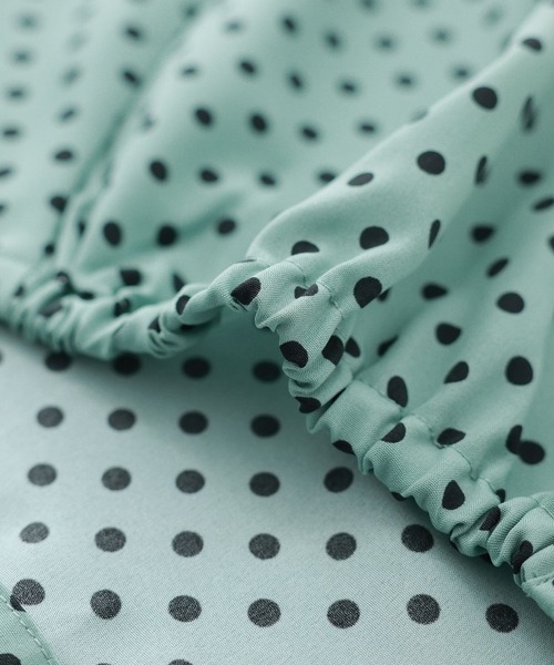 n'OrLABEL（ノアールレーベル）の「『裾ギャザードットブラウス』（シャツ/ブラウス・レディース・ライトベージュ/ブラック/ライトグリーン・1/2）」の18枚目の写真