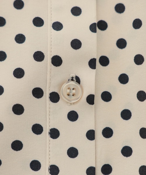 n'OrLABEL（ノアールレーベル）の「『裾ギャザードットブラウス』（シャツ/ブラウス・レディース・ライトベージュ/ブラック/ライトグリーン・1/2）」の11枚目の写真