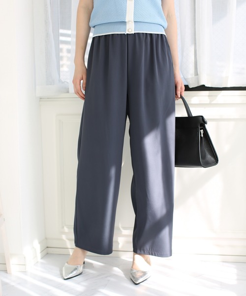 fifth(フィフス)の「リラックスワイドパンツ(その他パンツ・レディース・ブラック/グレイッシュベージュ/チャコールグレー・XS/M)」の4枚目の写真