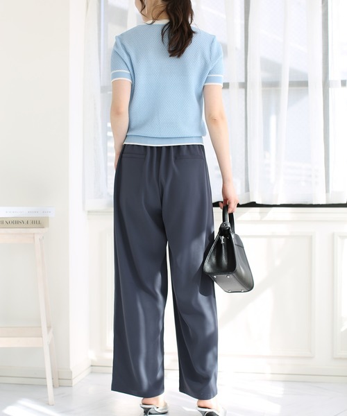 fifth(フィフス)の「リラックスワイドパンツ(その他パンツ・レディース・ブラック/グレイッシュベージュ/チャコールグレー・XS/M)」の7枚目の写真