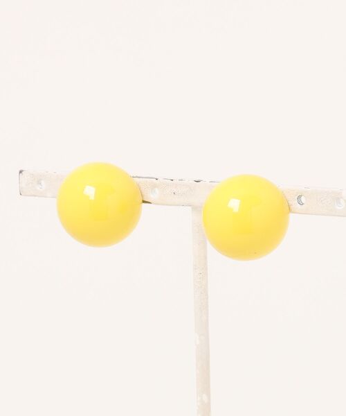 tood.(トード)の「【tood.】パステルカラーボールピアス(ピアス(両耳用)・レディース・ブルー/イエロー/パープル/オレンジ/グリーン/ピンク/コーラル・FREE)」の17枚目の写真