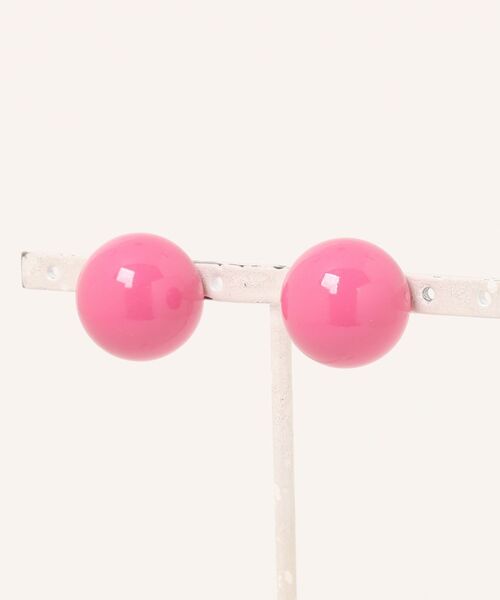 tood.(トード)の「【tood.】パステルカラーボールピアス(ピアス(両耳用)・レディース・ブルー/イエロー/パープル/オレンジ/グリーン/ピンク/コーラル・FREE)」の18枚目の写真