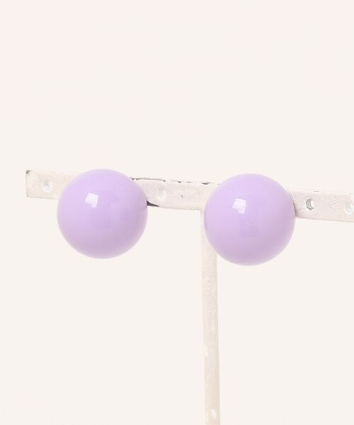 tood.(トード)の「【tood.】パステルカラーボールピアス(ピアス(両耳用)・レディース・ブルー/イエロー/パープル/オレンジ/グリーン/ピンク/コーラル・FREE)」の21枚目の写真