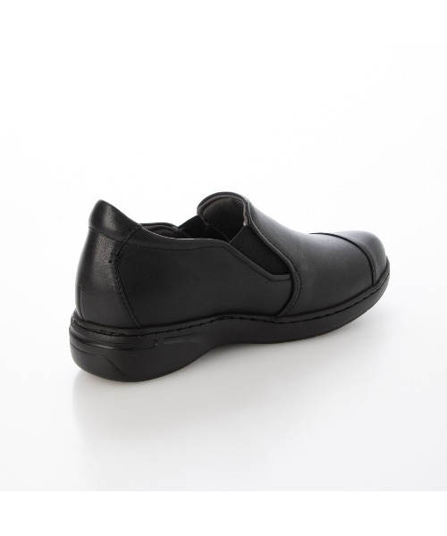 Atelier（アトリエ）の「【3E】【レイン対応】切り替えデザインスリッポンシューズ（スリッポン・レディース・ダークブラウン/ブラック・24.5cm/24cm/23.5cm/23cm/22.5cm/22cm）」の4枚目の写真