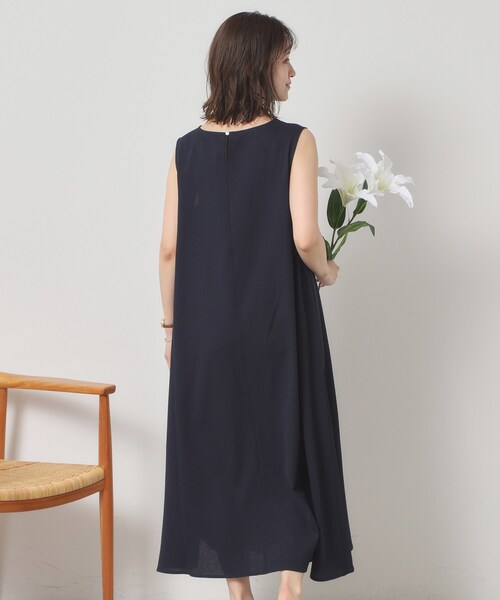 ITS'DEMO（イッツデモ）の「【清涼感／手洗い可】麻調メッシュワンピース（ワンピース・レディース・ブラック/ブルー/ネイビー/レッド系1・00）」の17枚目の写真