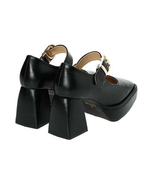 an another angelus（アンアナザーアンジェラス）の「厚底プラットフォームワンストラップパンプス（パンプス・レディース・ブラック/ブラウン・S/M/L）」の3枚目の写真