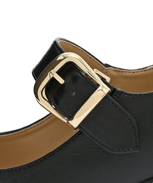 an another angelus（アンアナザーアンジェラス）の「厚底プラットフォームワンストラップパンプス（パンプス・レディース・ブラック/ブラウン・S/M/L）」の6枚目の写真