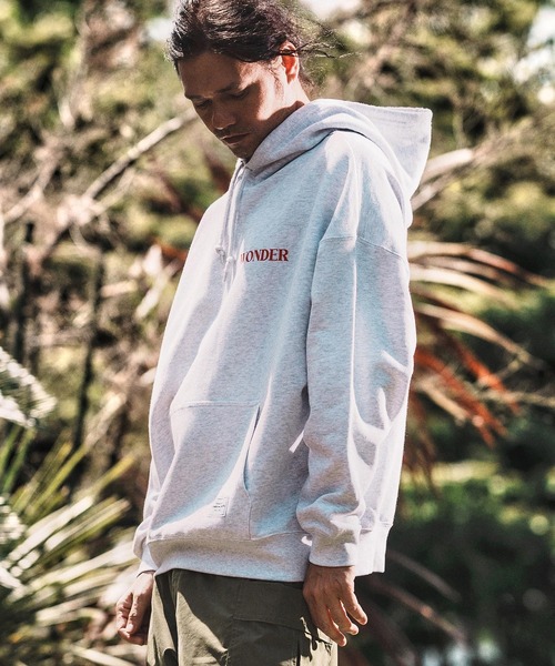 WONDER WALL MOTEL（ワンダーウォールモーテル）の「mpa3839- WWM OVER SIZE PILE HOODIE パーカー（パーカー・メンズ・グリーン/トップグレー/ブラック・M/L/XL）」の21枚目の写真