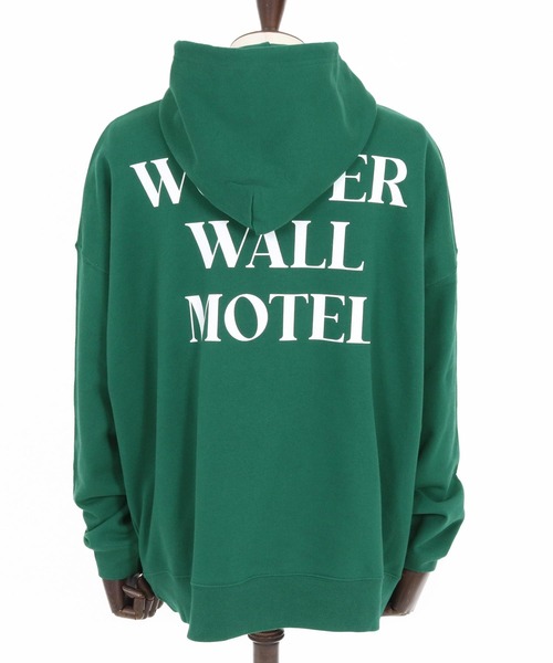 WONDER WALL MOTEL（ワンダーウォールモーテル）の「mpa3839- WWM OVER SIZE PILE HOODIE パーカー（パーカー・メンズ・グリーン/トップグレー/ブラック・M/L/XL）」の14枚目の写真