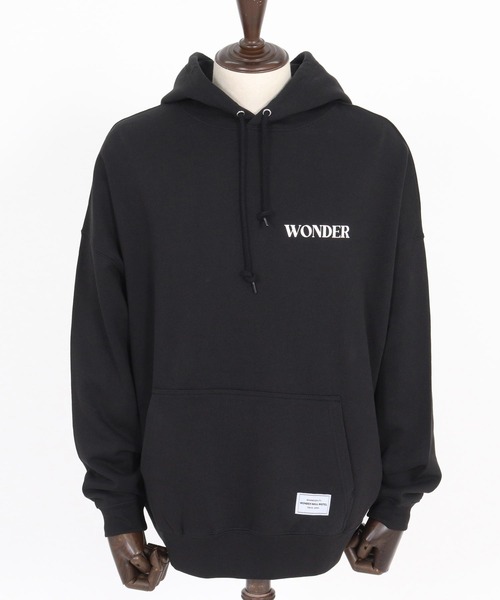 WONDER WALL MOTEL（ワンダーウォールモーテル）の「mpa3839- WWM OVER SIZE PILE HOODIE パーカー（パーカー・メンズ・グリーン/トップグレー/ブラック・M/L/XL）」の15枚目の写真