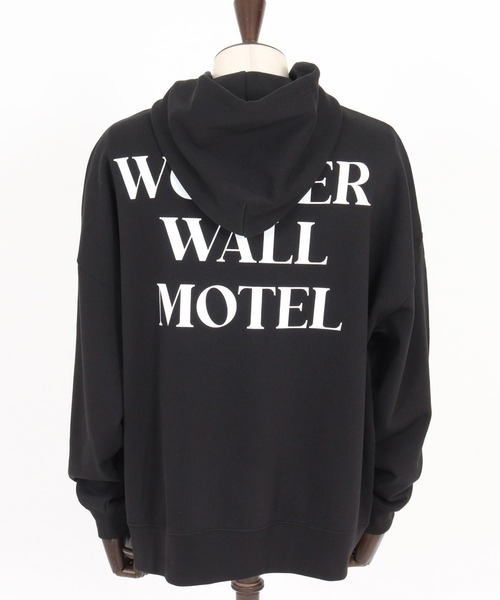 WONDER WALL MOTEL（ワンダーウォールモーテル）の「mpa3839- WWM OVER SIZE PILE HOODIE パーカー（パーカー・メンズ・グリーン/トップグレー/ブラック・M/L/XL）」の16枚目の写真