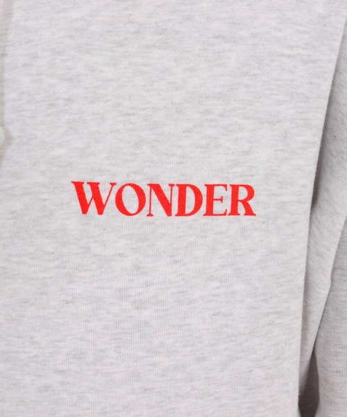 WONDER WALL MOTEL（ワンダーウォールモーテル）の「mpa3839- WWM OVER SIZE PILE HOODIE パーカー（パーカー・メンズ・グリーン/トップグレー/ブラック・M/L/XL）」の8枚目の写真