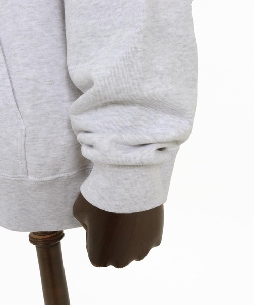 WONDER WALL MOTEL（ワンダーウォールモーテル）の「mpa3839- WWM OVER SIZE PILE HOODIE パーカー（パーカー・メンズ・グリーン/トップグレー/ブラック・M/L/XL）」の10枚目の写真