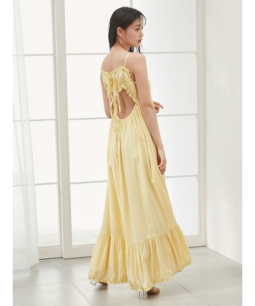 snidel フラワーエンブロイダリーマキシワンピース フラワーエンブロイダリーマキシワンピース(マキシ・ロング