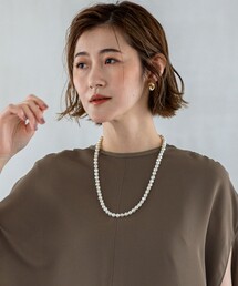 パールスライドチェーンネックレス