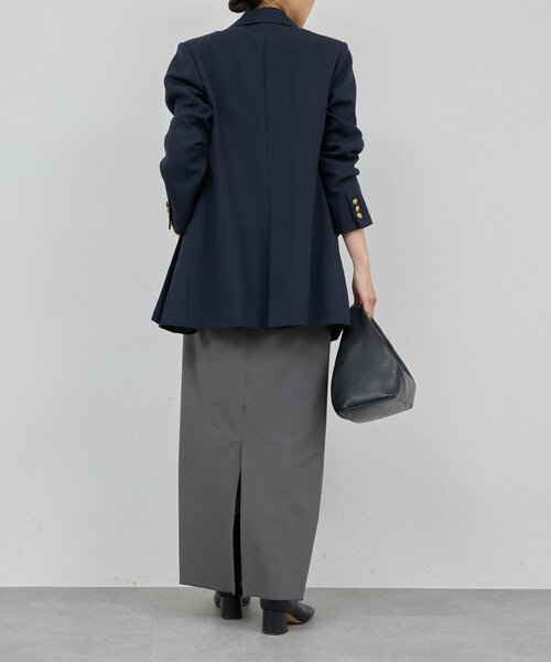 GALLARDAGALANTE(ガリャルダガランテ)の「【3サイズ展開】ストレッチマキシキャミワンピース(ワンピース・レディース・ブラック/カーキ/チャコールグレー・2/1/0)」の8枚目の写真