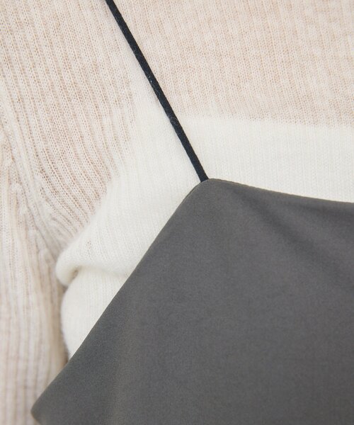 GALLARDAGALANTE(ガリャルダガランテ)の「【3サイズ展開】ストレッチマキシキャミワンピース(ワンピース・レディース・ブラック/カーキ/チャコールグレー・2/1/0)」の18枚目の写真