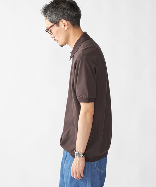 LACOSTE(ラコステ)の「【SHIPS別注】LACOSTE: クラシック ポロシャツ(ポロシャツ・メンズ・パープル/ネイビー/ブラウン・2/4/3/5)」の7枚目の写真