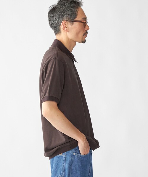 LACOSTE(ラコステ)の「【SHIPS別注】LACOSTE: クラシック ポロシャツ(ポロシャツ・メンズ・パープル/ネイビー/ブラウン・2/4/3/5)」の9枚目の写真