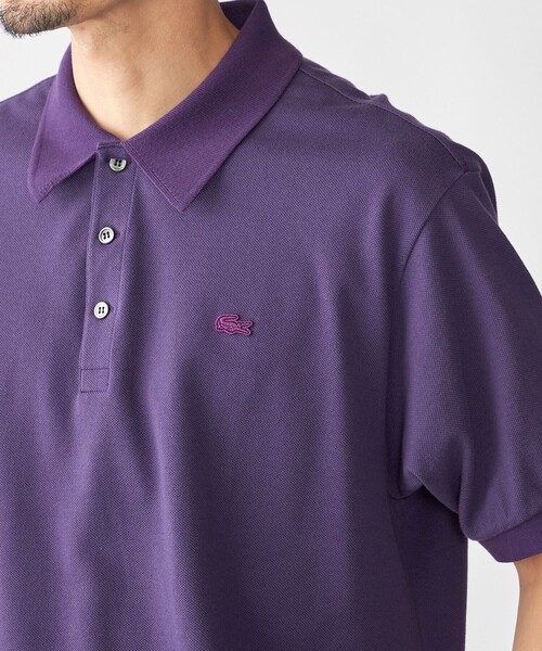 LACOSTE(ラコステ)の「【SHIPS別注】LACOSTE: クラシック ポロシャツ(ポロシャツ・メンズ・パープル/ネイビー/ブラウン・2/4/3/5)」の14枚目の写真