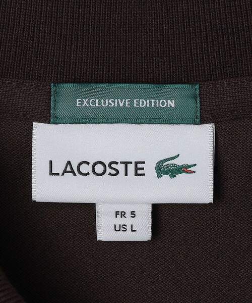 LACOSTE(ラコステ)の「【SHIPS別注】LACOSTE: クラシック ポロシャツ(ポロシャツ・メンズ・パープル/ネイビー/ブラウン・2/4/3/5)」の18枚目の写真