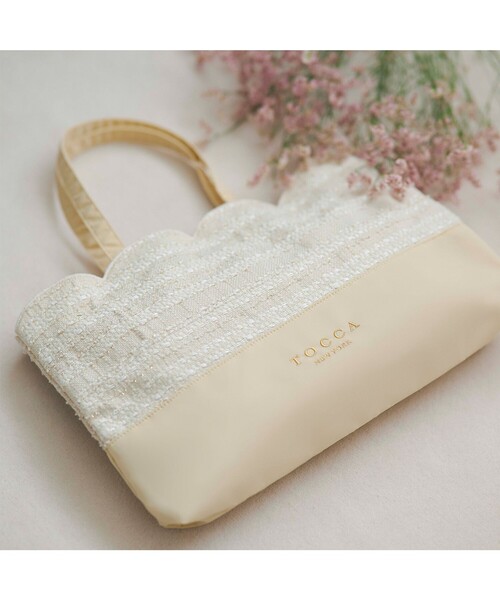 TOCCA(トッカ)の「DEAR EMILY BAG サブバッグ(トートバッグ・レディース・ブラック系/スカイブルー系/アイボリー系/ブラック系5・F)」の3枚目の写真
