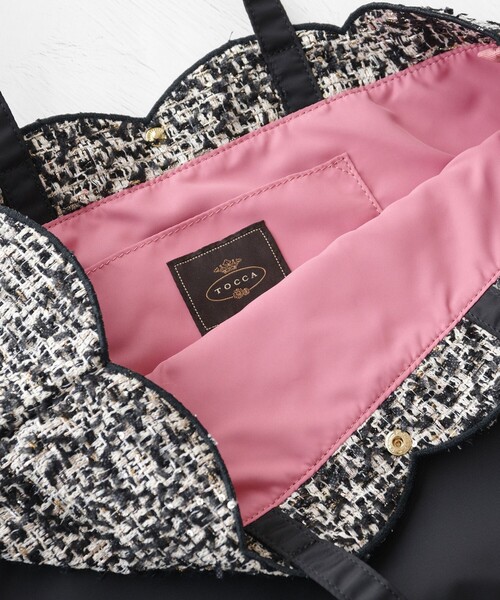 TOCCA(トッカ)の「DEAR EMILY BAG サブバッグ(トートバッグ・レディース・ブラック系/スカイブルー系/アイボリー系/ブラック系5・F)」の14枚目の写真